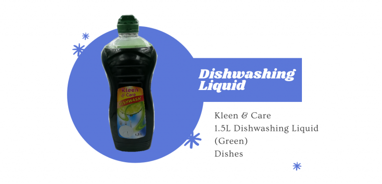kleen & care dishwashing liquid